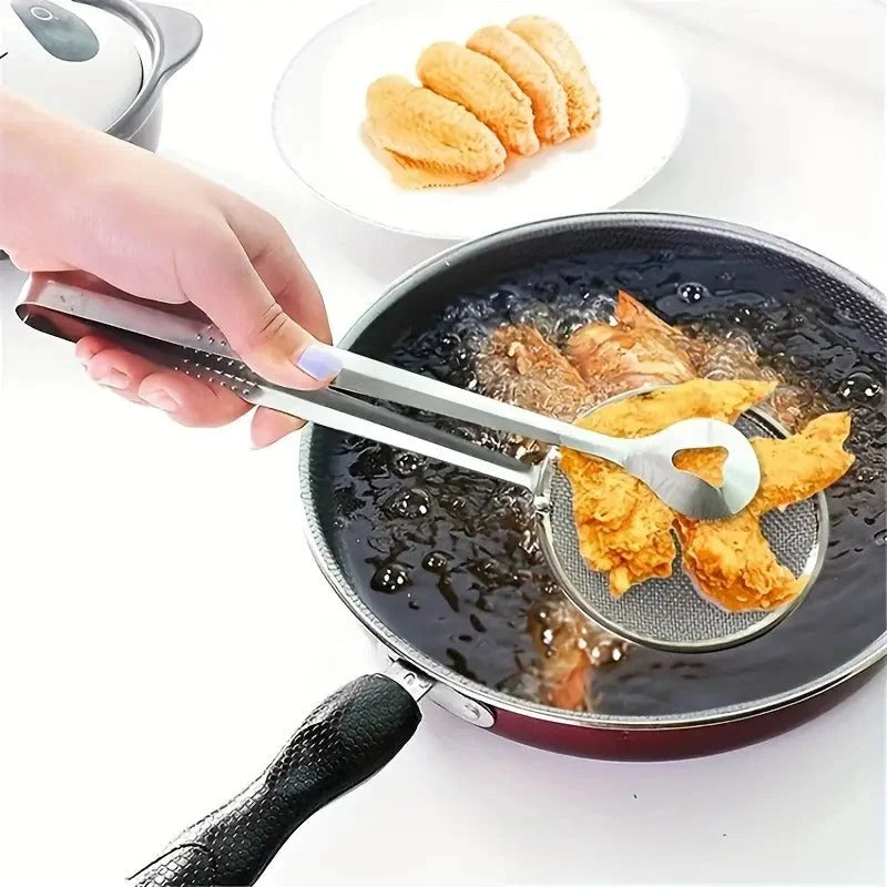 Oil-Draining Fry Spoon