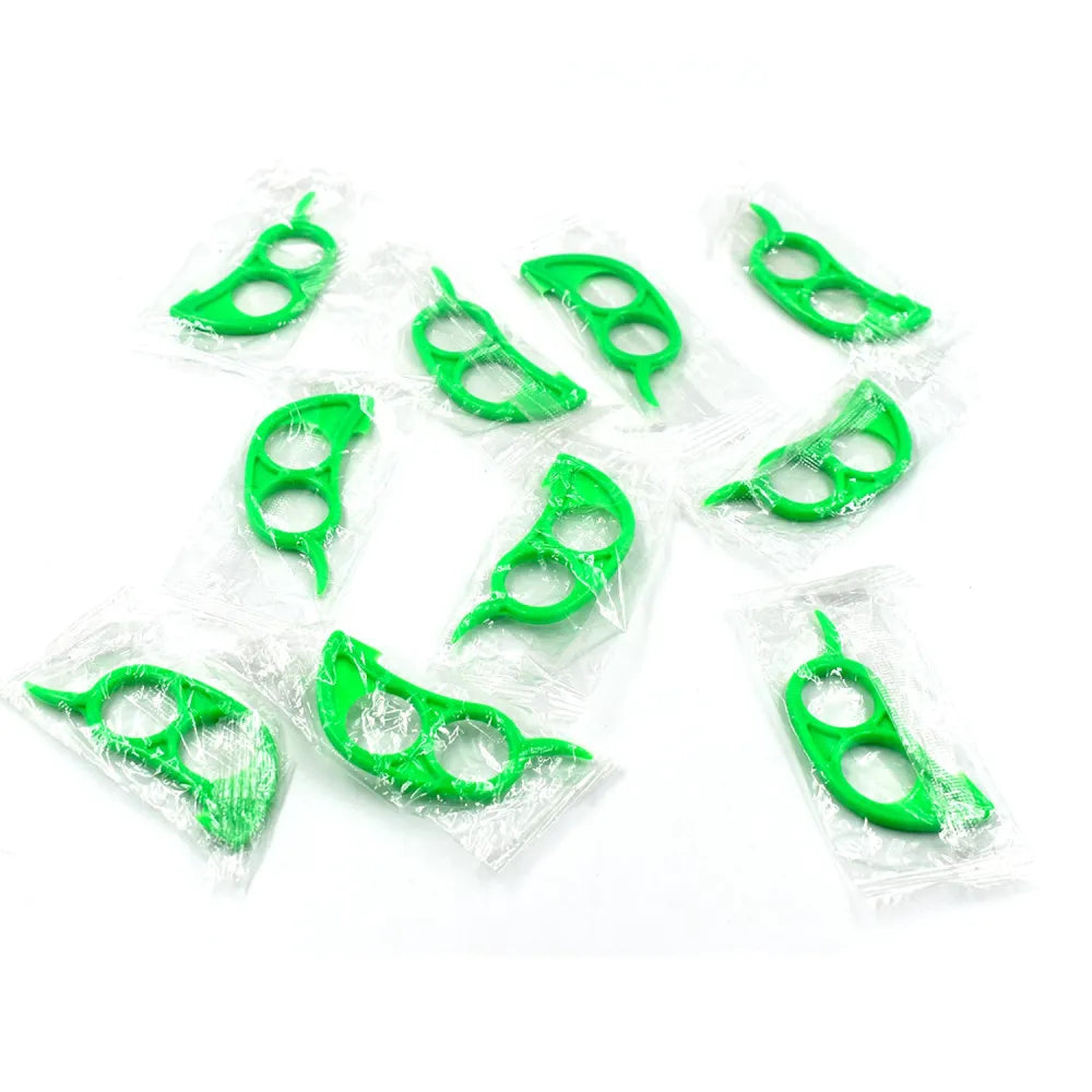 0189 10 pcs orange peeler with transparent pouch bag combo - kitchen tool