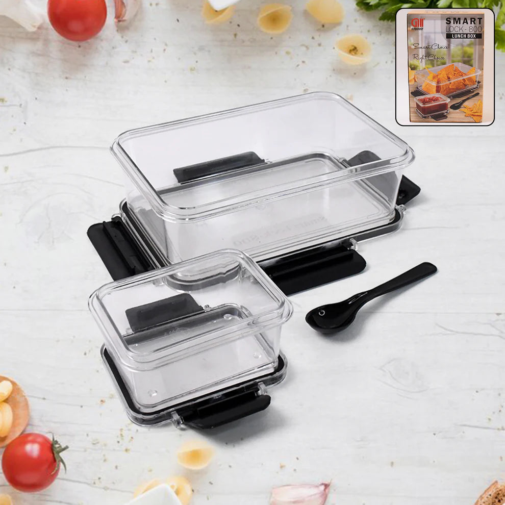 Plastic Storage Containers (2 Pcs)