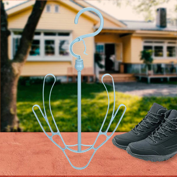 Rotatable Shoe Drying Hanger