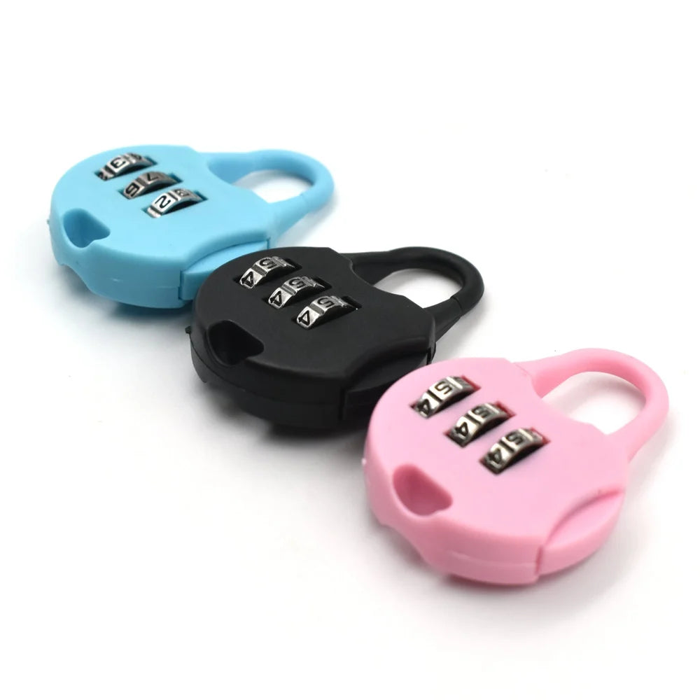 3-Digit Zipper Security Lock