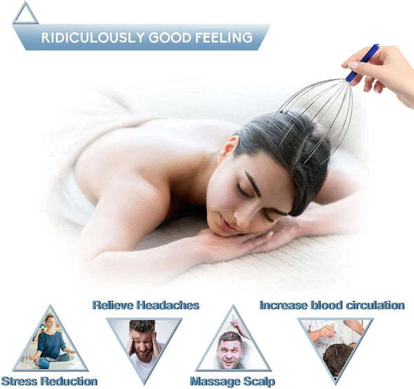 Handheld Scalp Massager for Relaxation