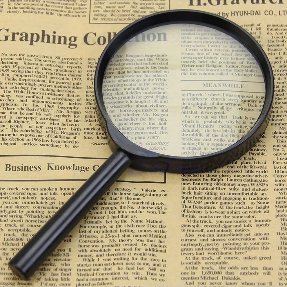 Unbreakable Glass Magnifying Lens