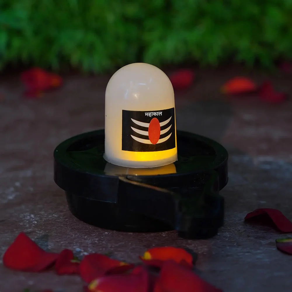 Water Sensor LED Shivling Idol