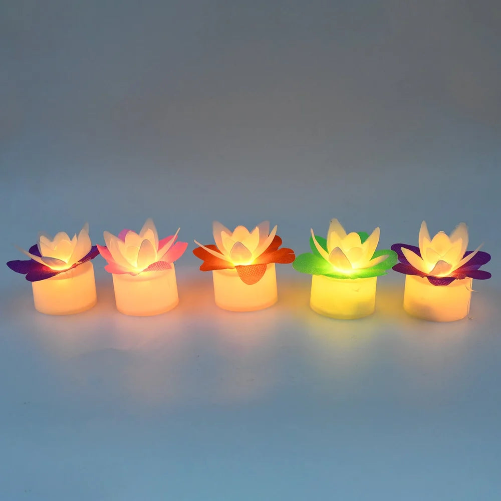 Lotus Flower Tealight Candles