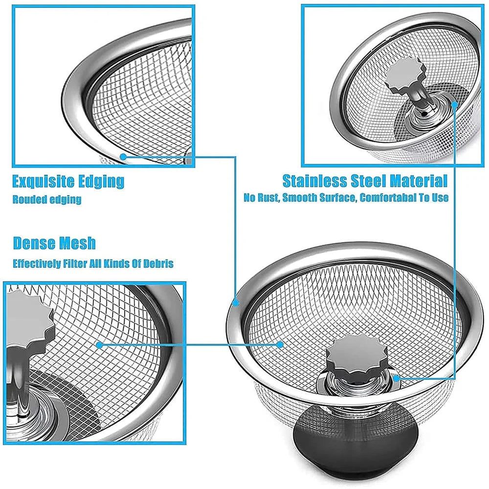 Adjustable Sink Strainer Basket