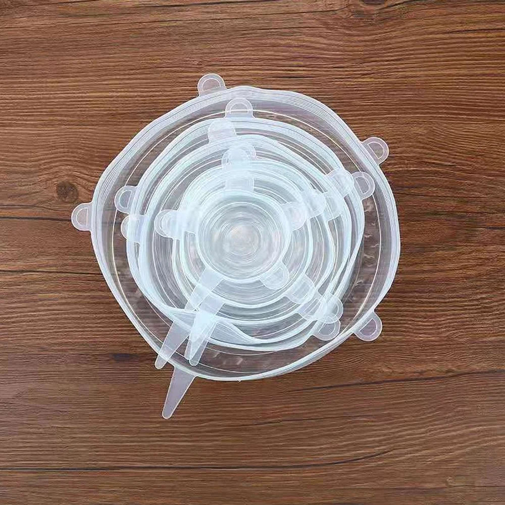 Stretch Silicone Food Covers - Kitchen Tool