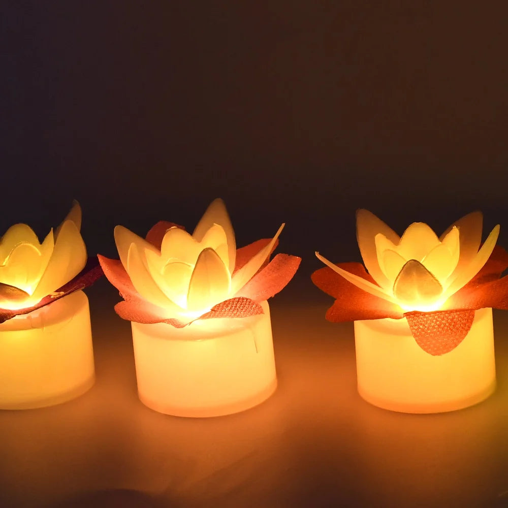Lotus Flower Tealight Candles