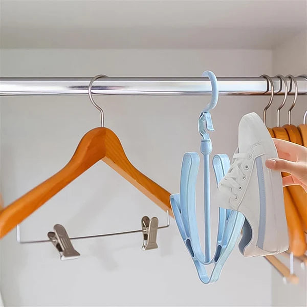 Rotatable Shoe Drying Hanger