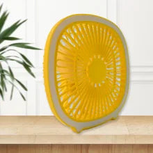 USB Mini Desk Fan + Light