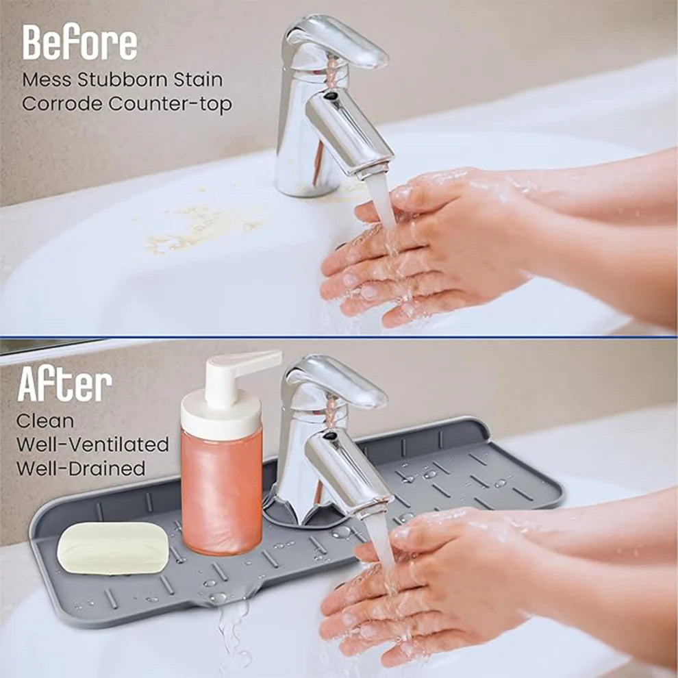 Silicone Faucet Splash Guard – 1 Pc