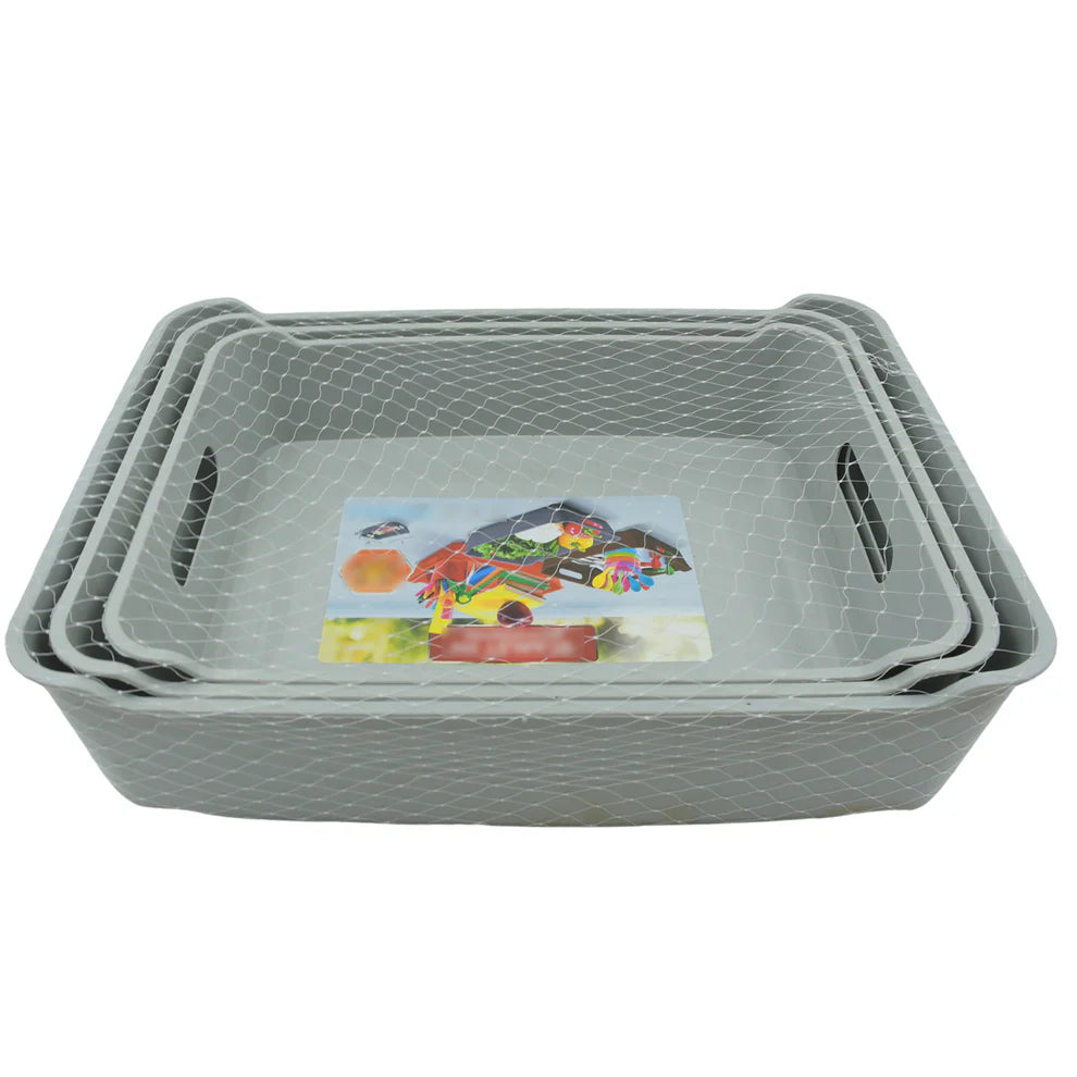 Multipurpose Plastic Tray Set