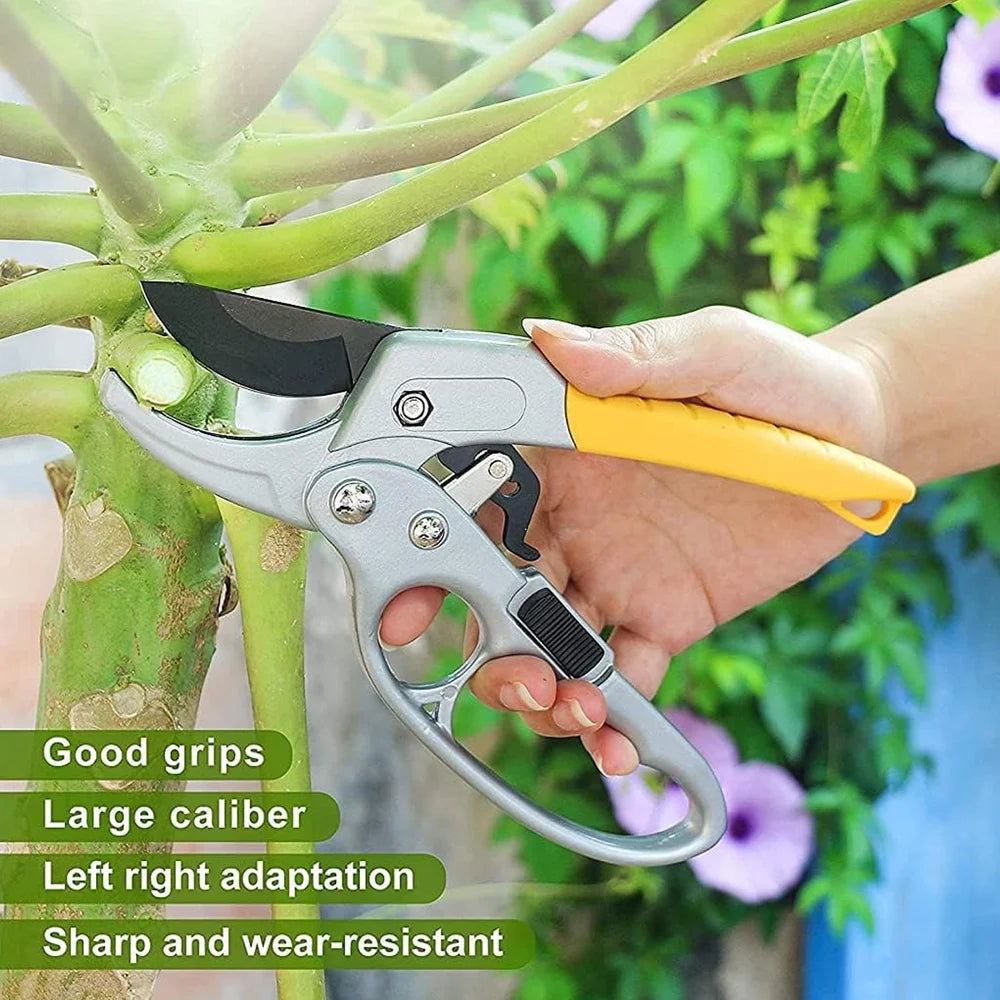 Effortless Ratcheting Pruning Shears