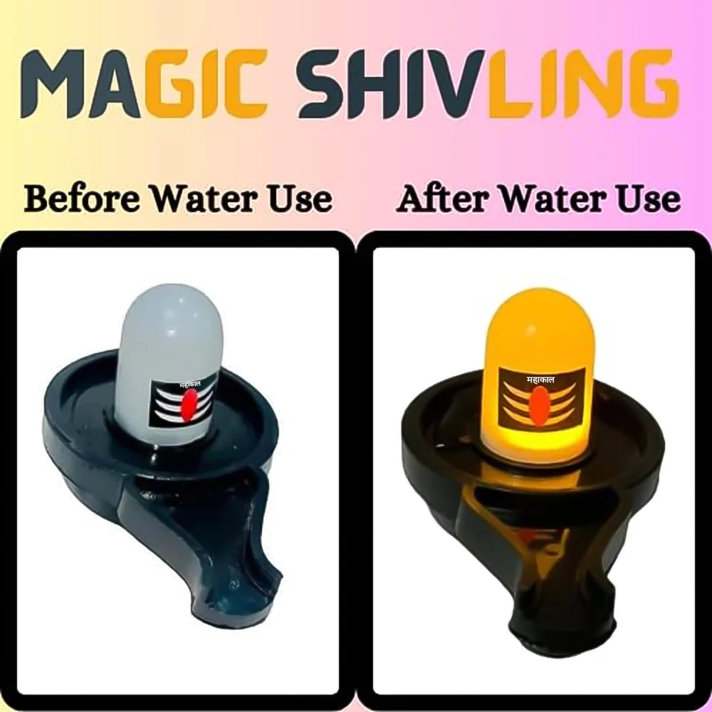 Water Sensor LED Shivling Idol