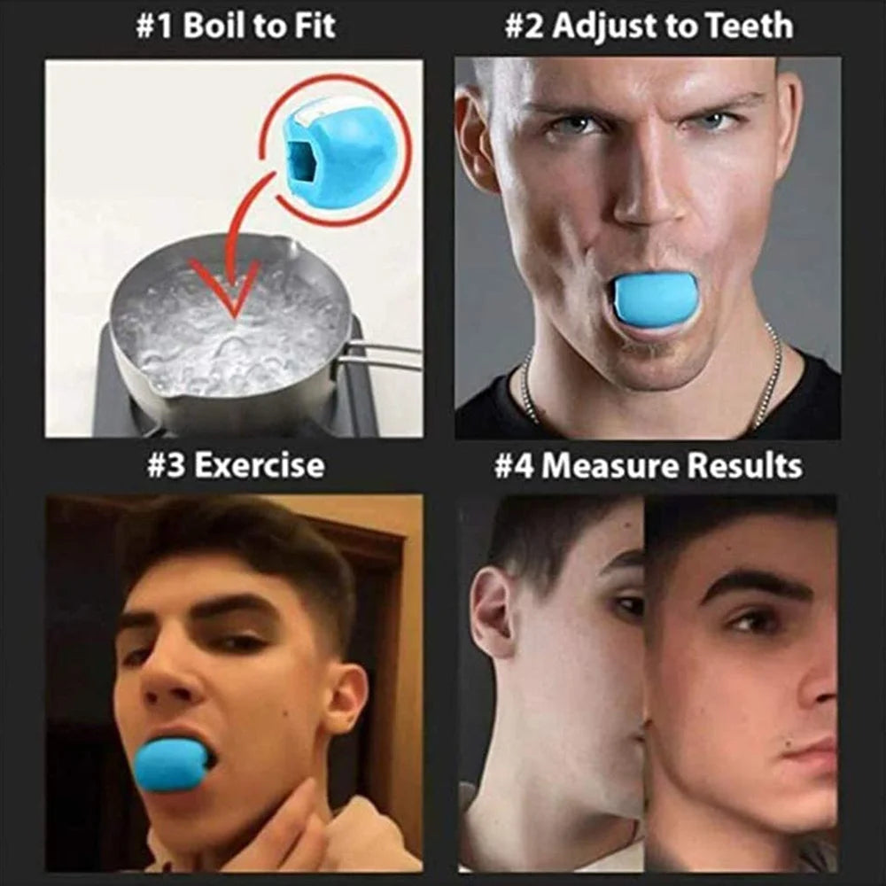 Dark Blue Jawline Exerciser