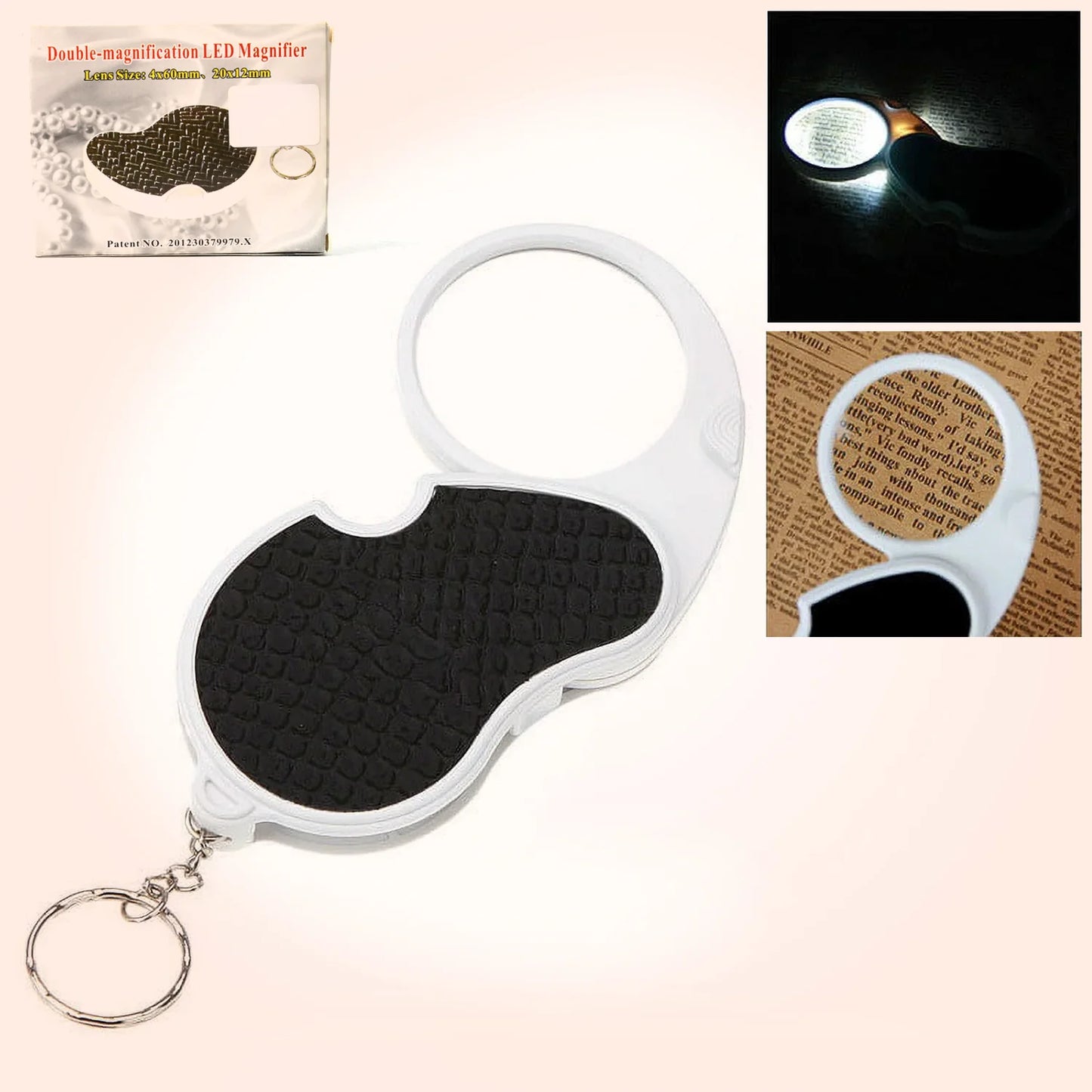 Bright LED Folding Magnifier