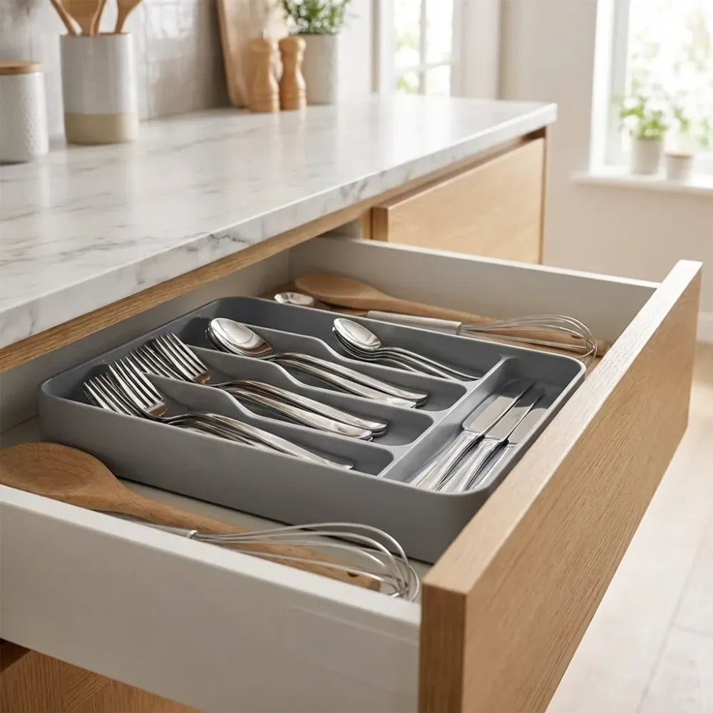 1 pc cutlery tray box - home & kitchen
