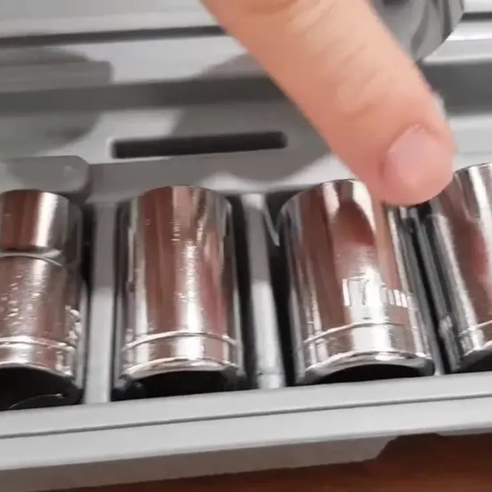 10-pc metric socket set - power & hand tools