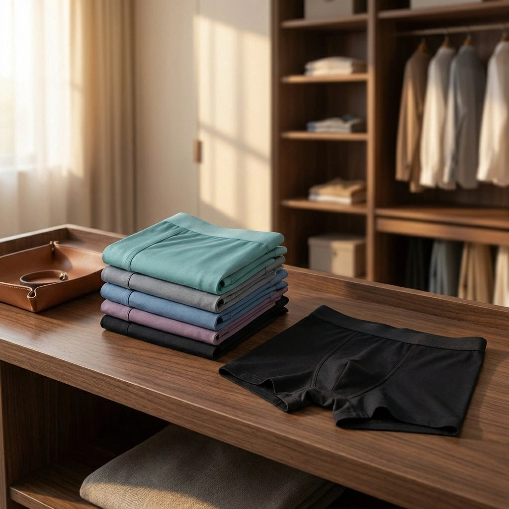 Men's Ice Silk Boxers – Pack of 5