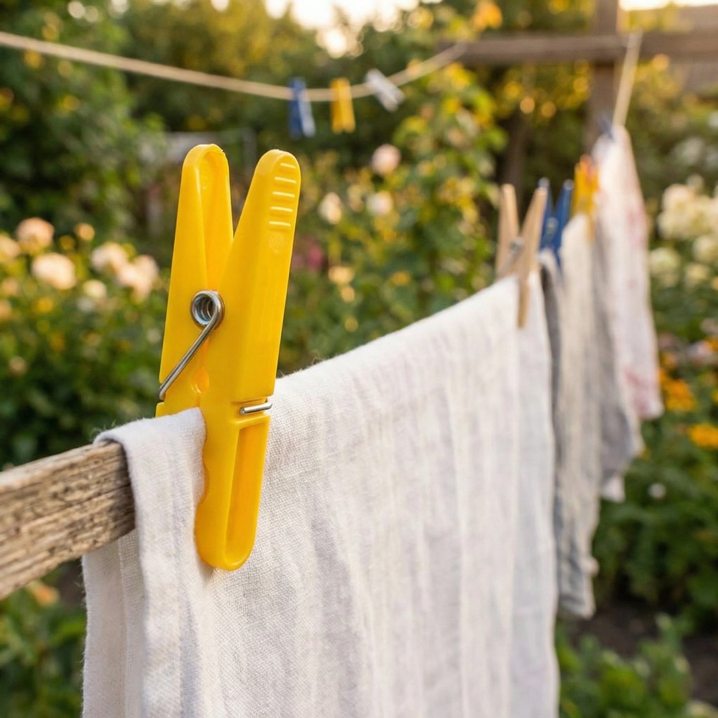 Double Pin Plastic Cloth Clips