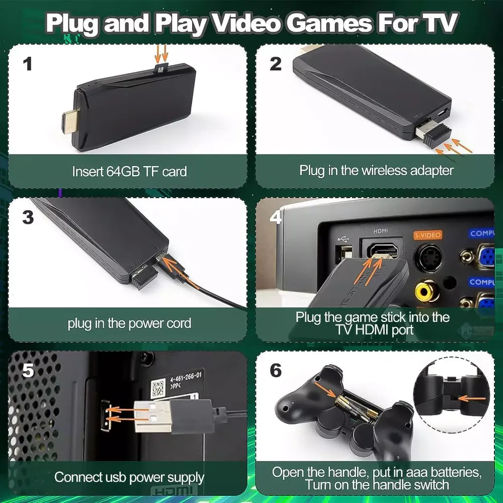 10k retro gaming stick - toys