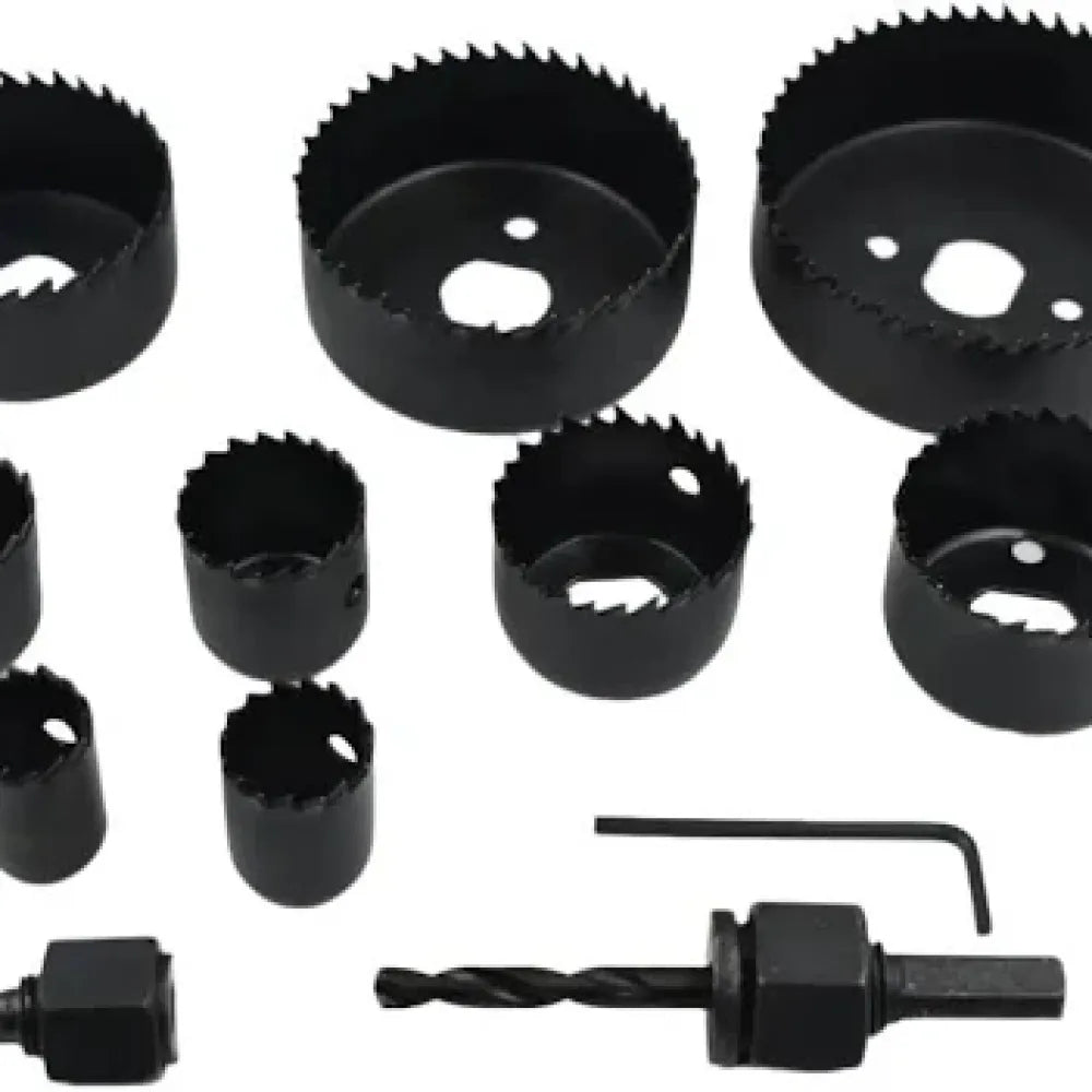 12-piece hole saw kit - hardware