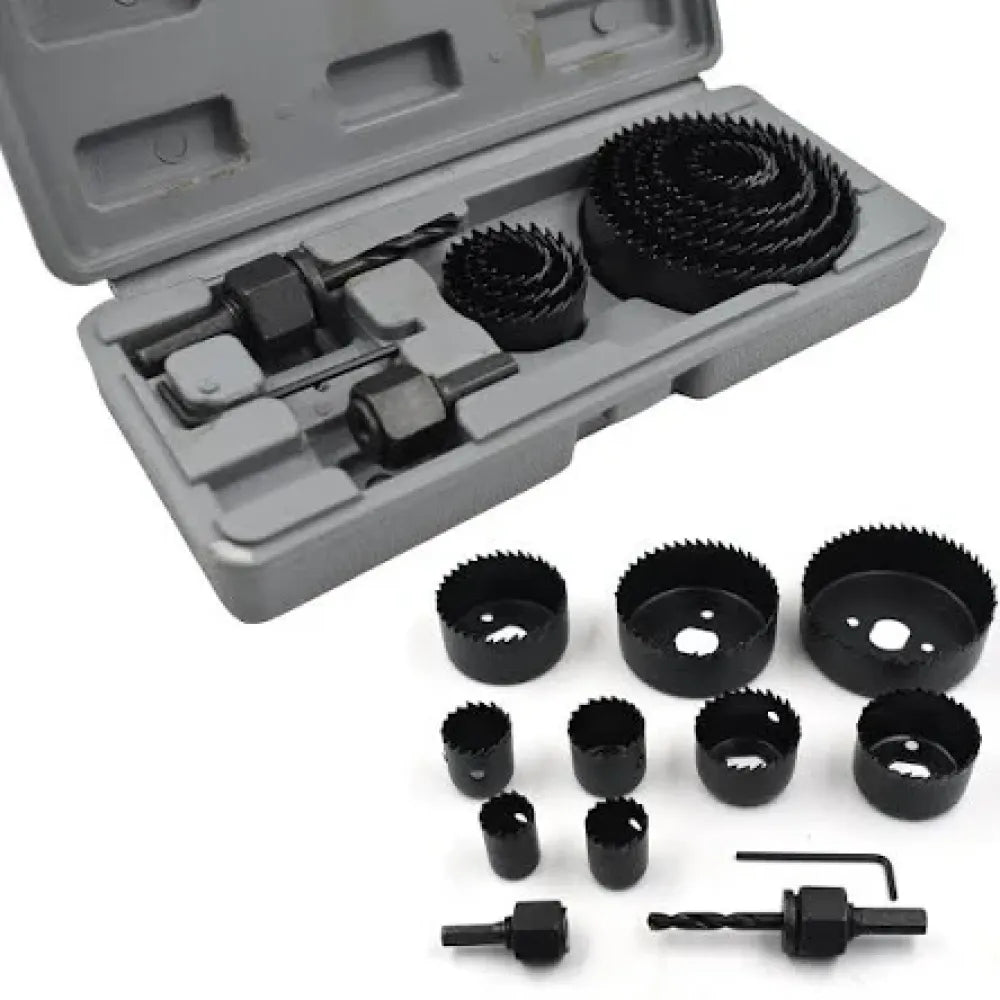 12-piece hole saw kit - hardware