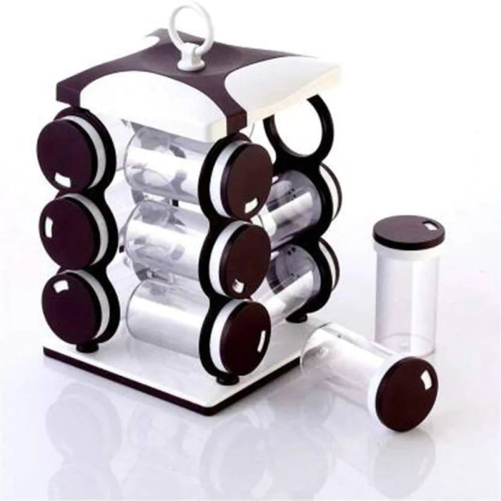 12-piece spice jar set - home & kitchen