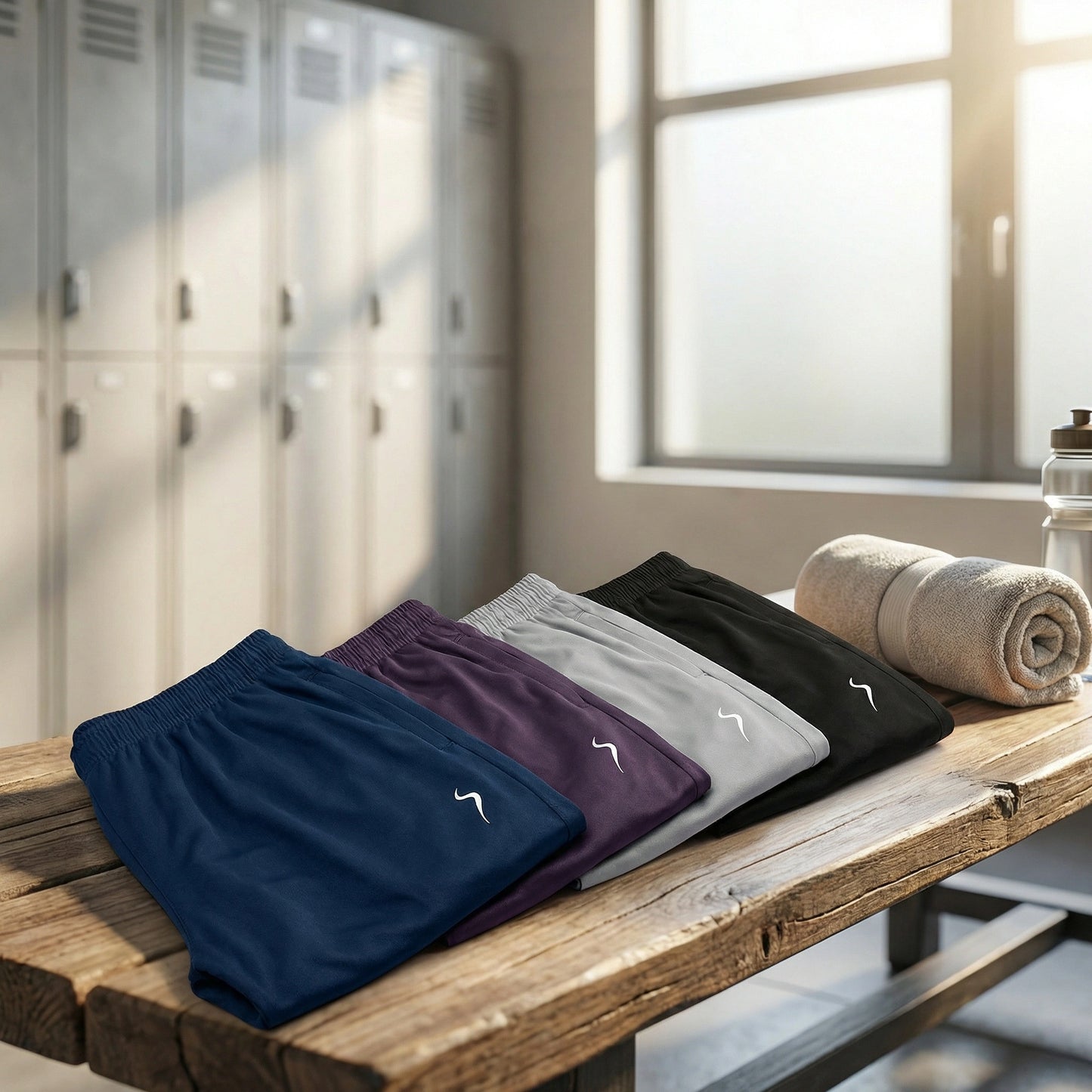 Men's Cotton Polyester Shorts – Pack of 4