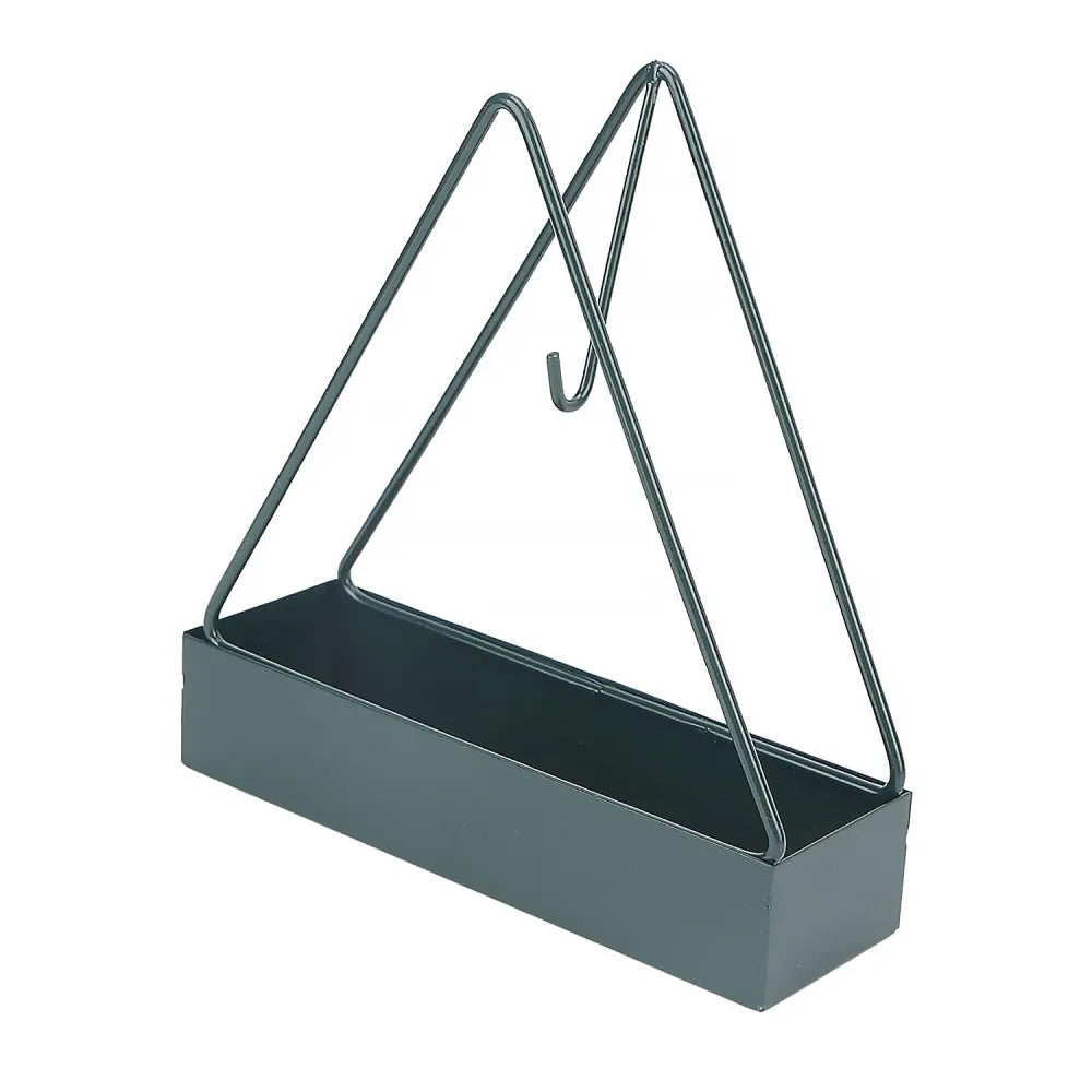 12880 mosquito coil holder frame triangular shape iron incense repellent hanging outdoor stylish - health care
