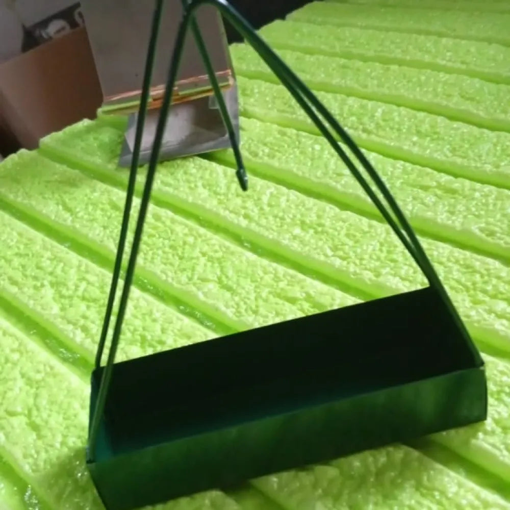 12880 mosquito coil holder frame triangular shape iron incense repellent hanging outdoor stylish - health care