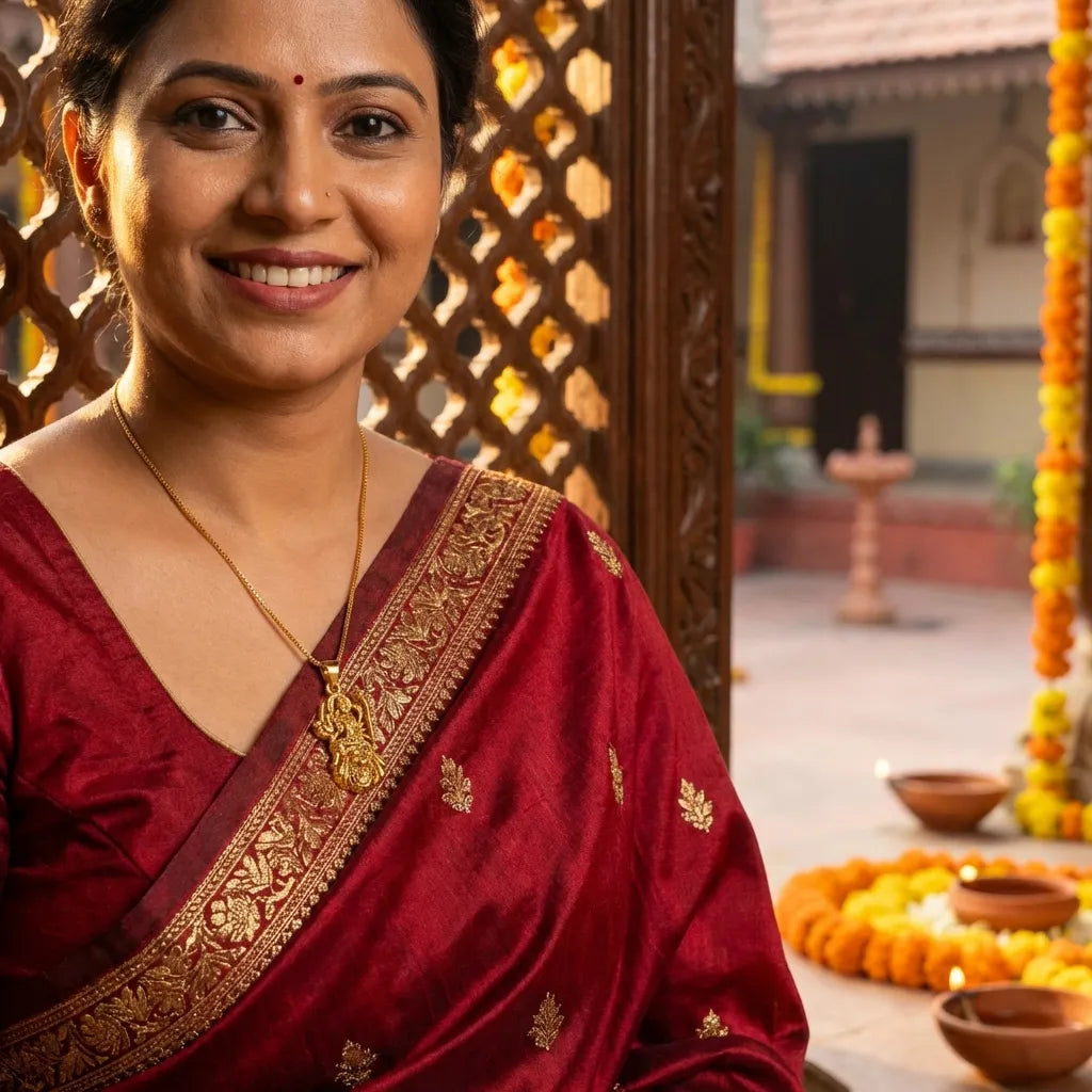 Ambe Mataji Pendant with Chain