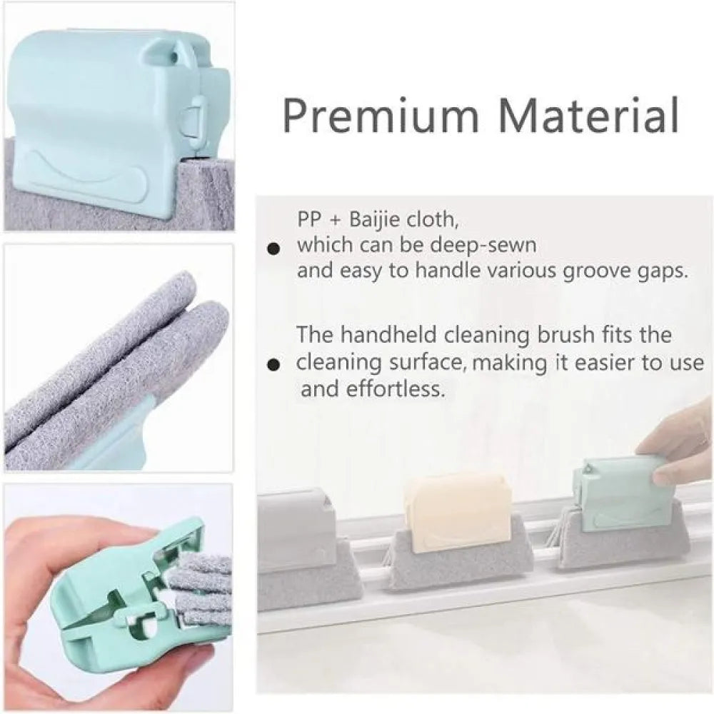 1484 creative window groove cleaning brush hand-held cleaner tools - home improvement