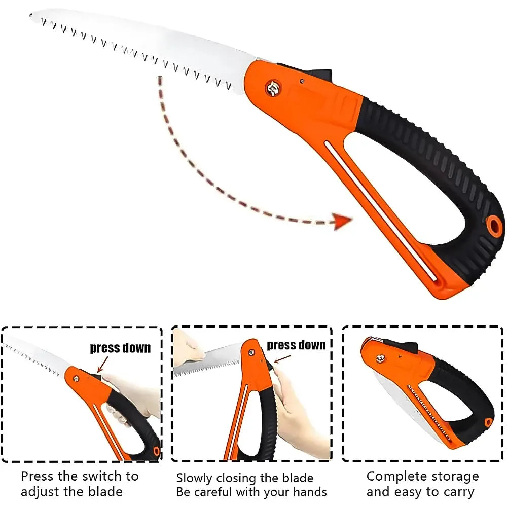 15 inch mini pruning folding saw - garden