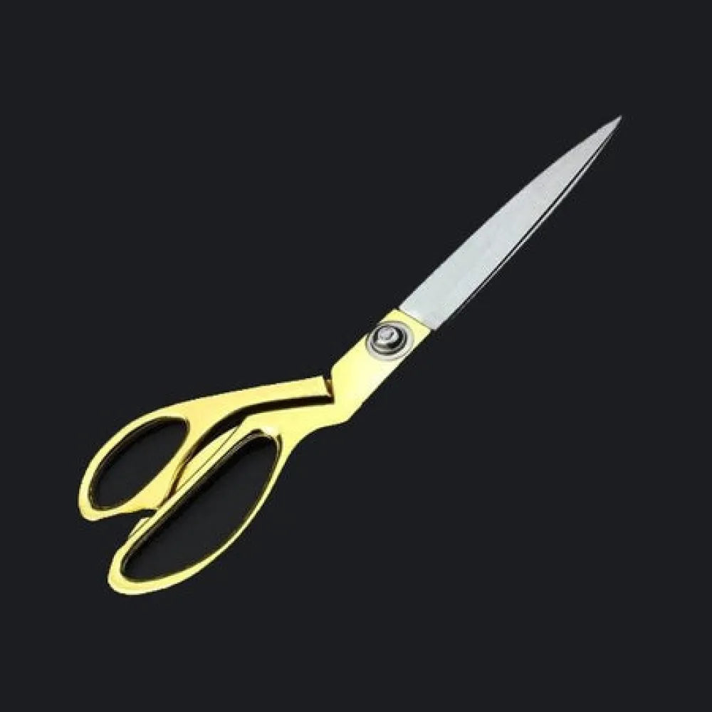 1546 stainless steel tailoring scissor sharp cloth cutting for professionals (8.5inch) (golden) - home improvement