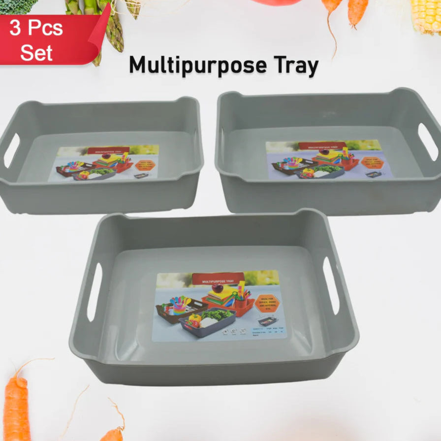 Multipurpose Plastic Tray Set