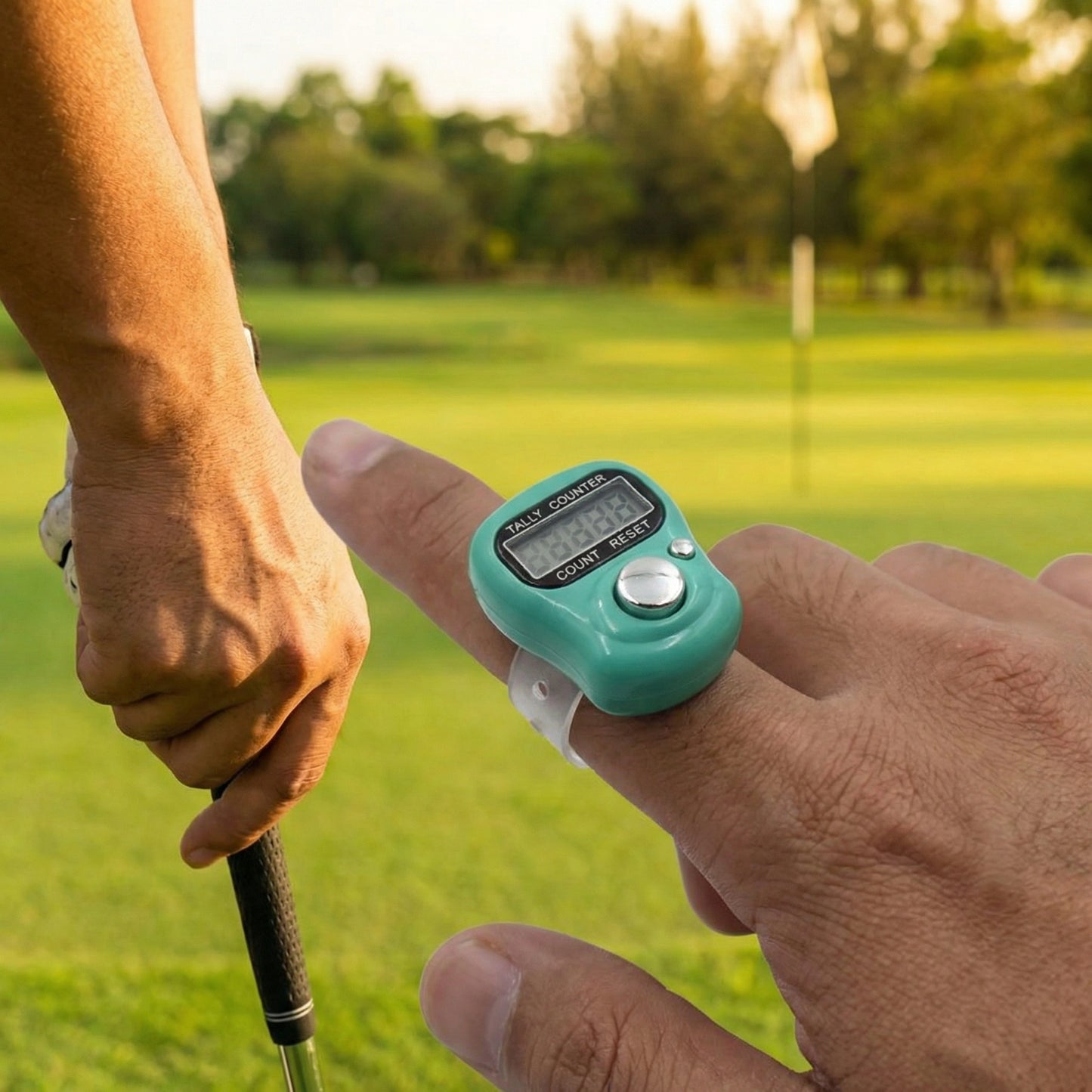 Finger-Mounted Tally Counter