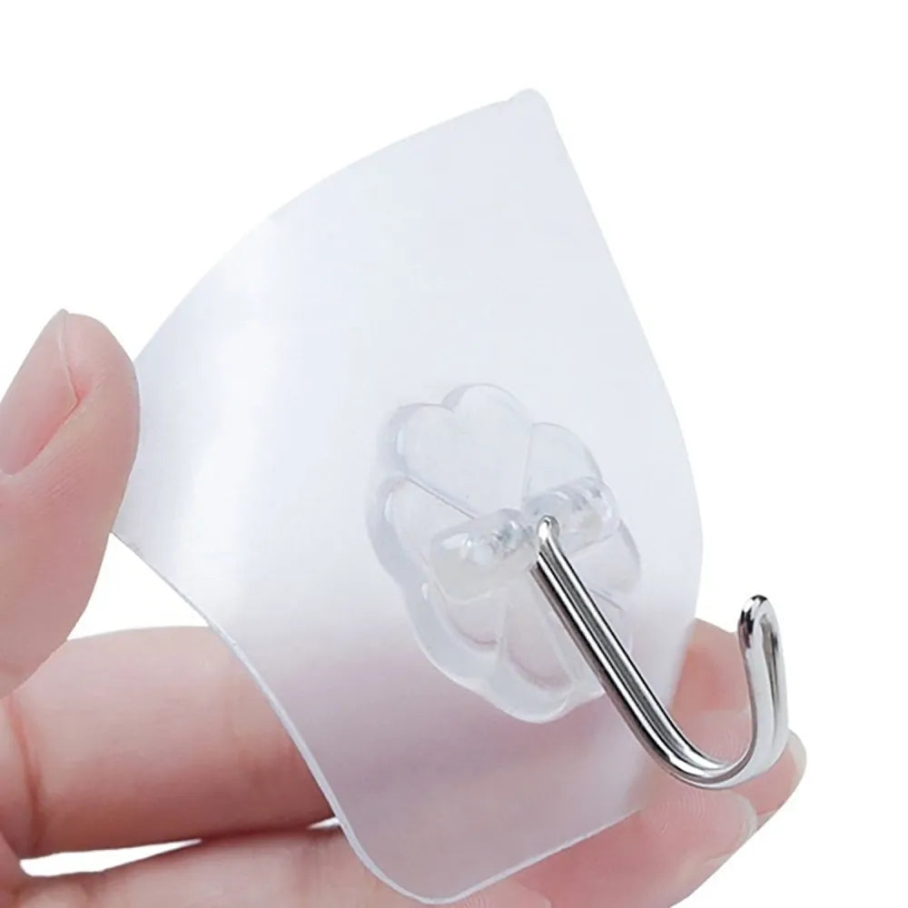 1689 multipurpose strong small stainless steel adhesive wall hooks - home improvement