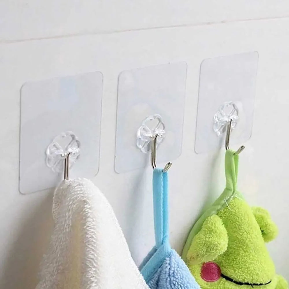 1689 multipurpose strong small stainless steel adhesive wall hooks - home improvement