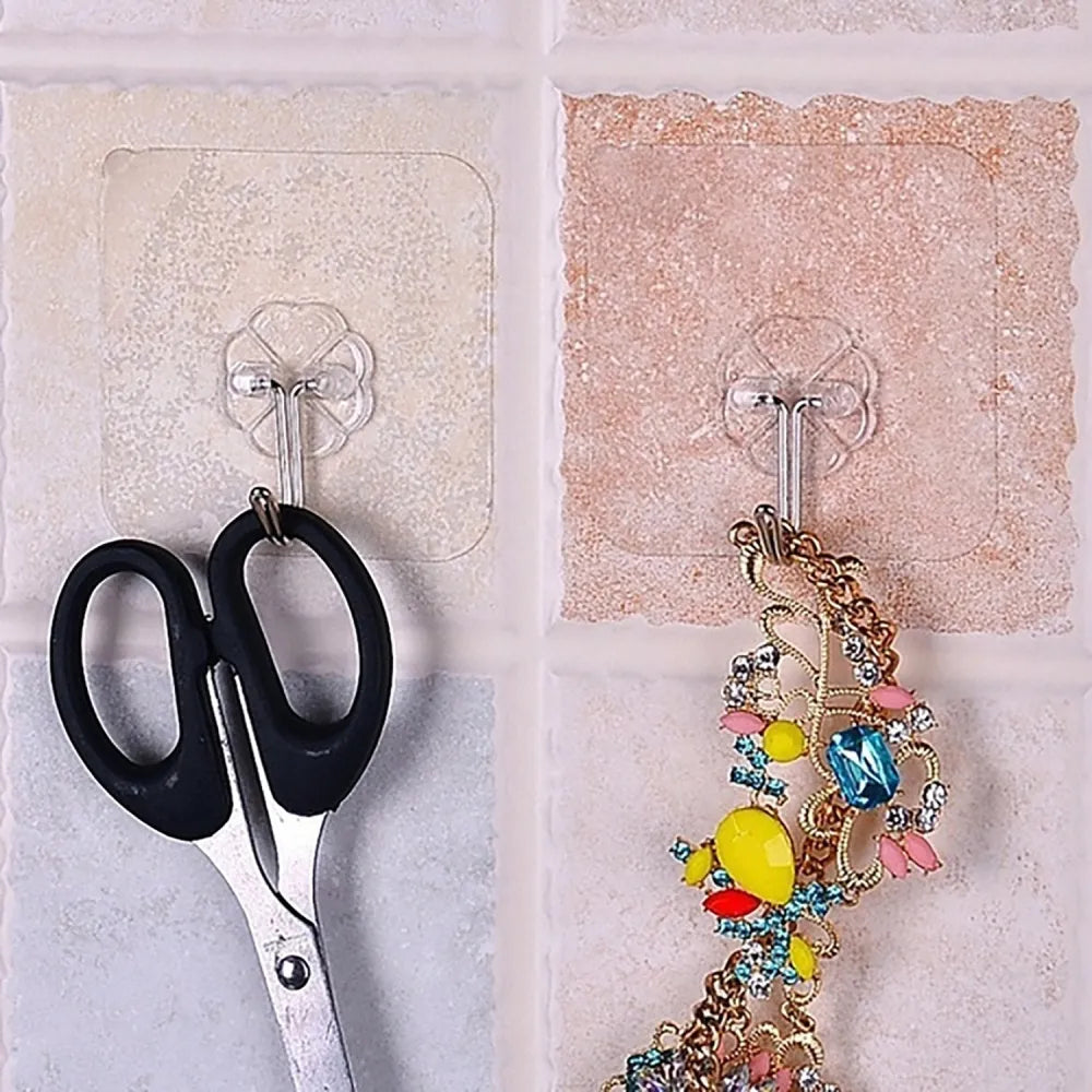 1689 multipurpose strong small stainless steel adhesive wall hooks - home improvement