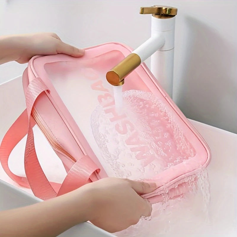 3-Piece Waterproof Makeup Bag Set