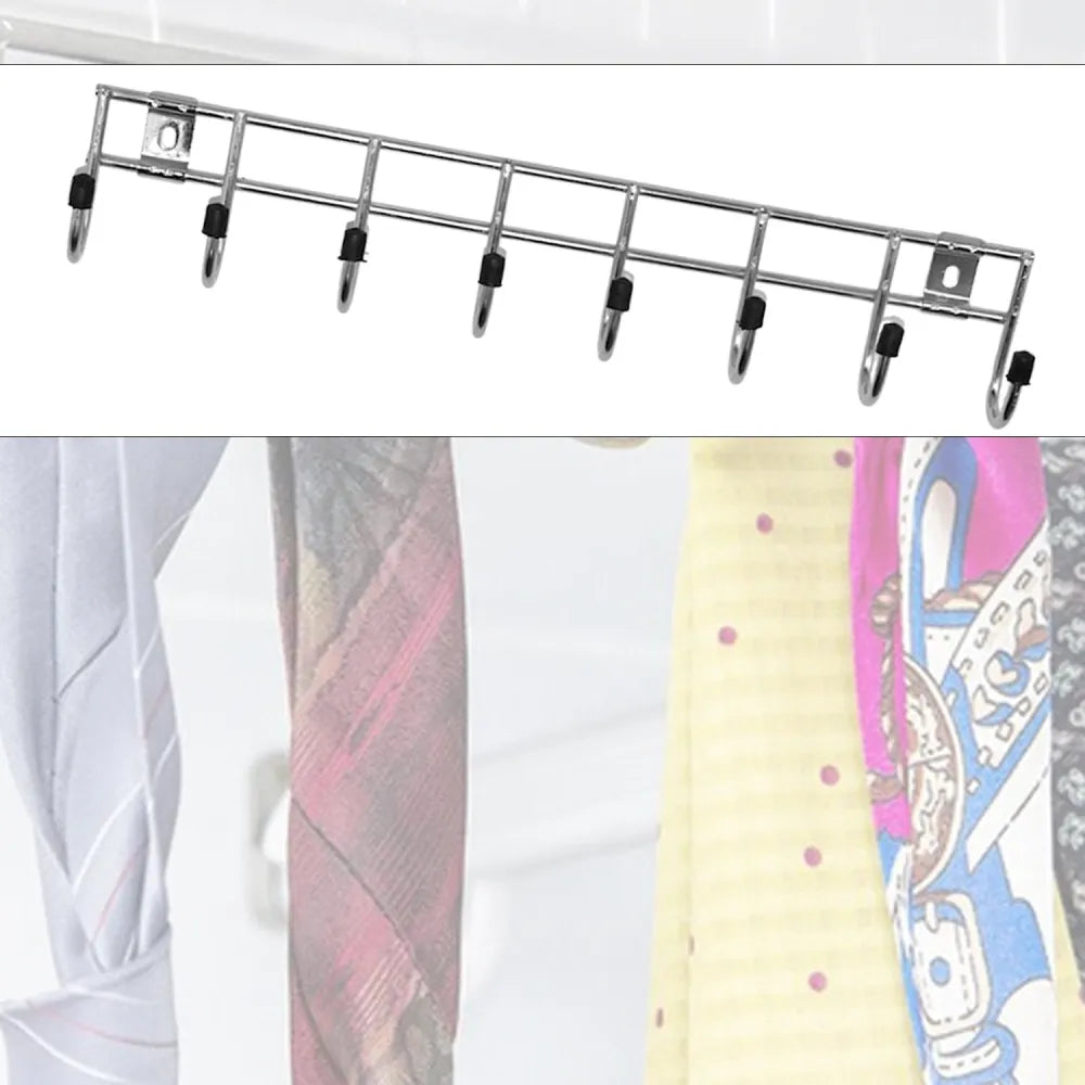 1737 multipurpose stainless steel hanger strip hooks (8 pin) - home improvement