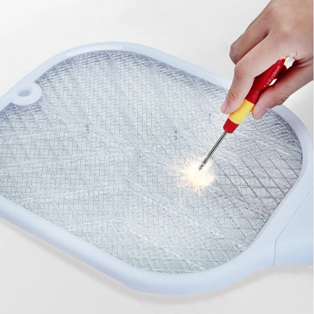 Rechargeable Mosquito Killer Racket Electric Fly Swatter with UV Light & USB Charging Automatic Bug Zapper for Mosquitoes and Insects