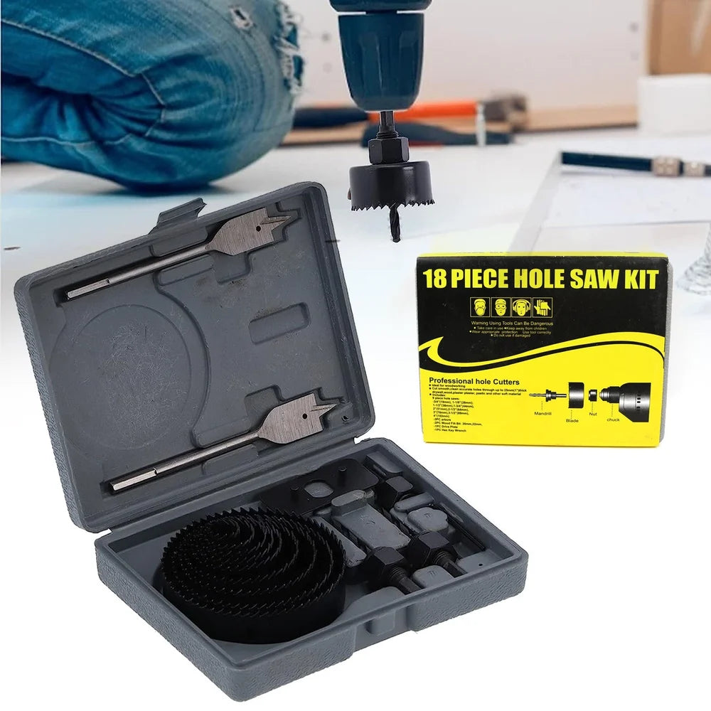 18-Piece Hole Saw Kit