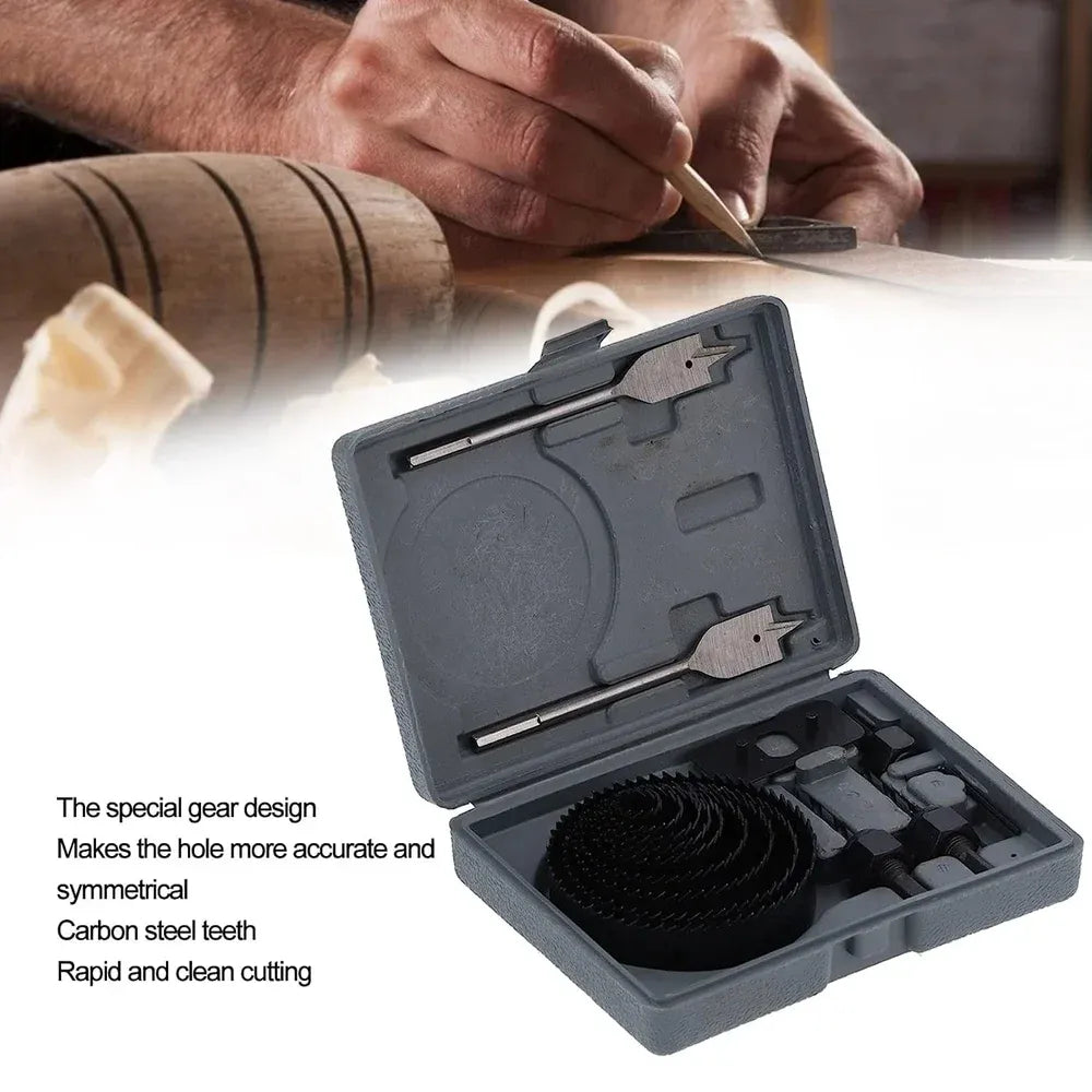 18-piece hole saw kit - hardware