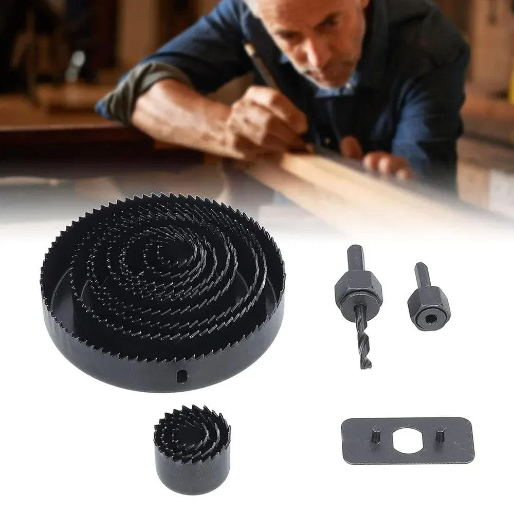 18-piece hole saw kit - hardware