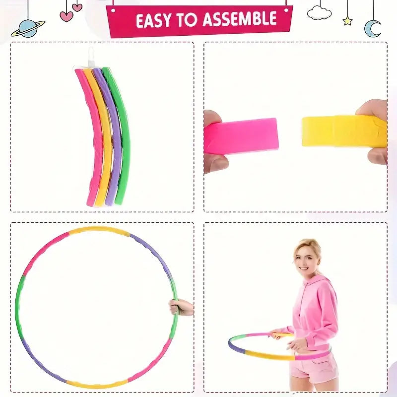 Adjustable Fitness Hula Hoop - Sports