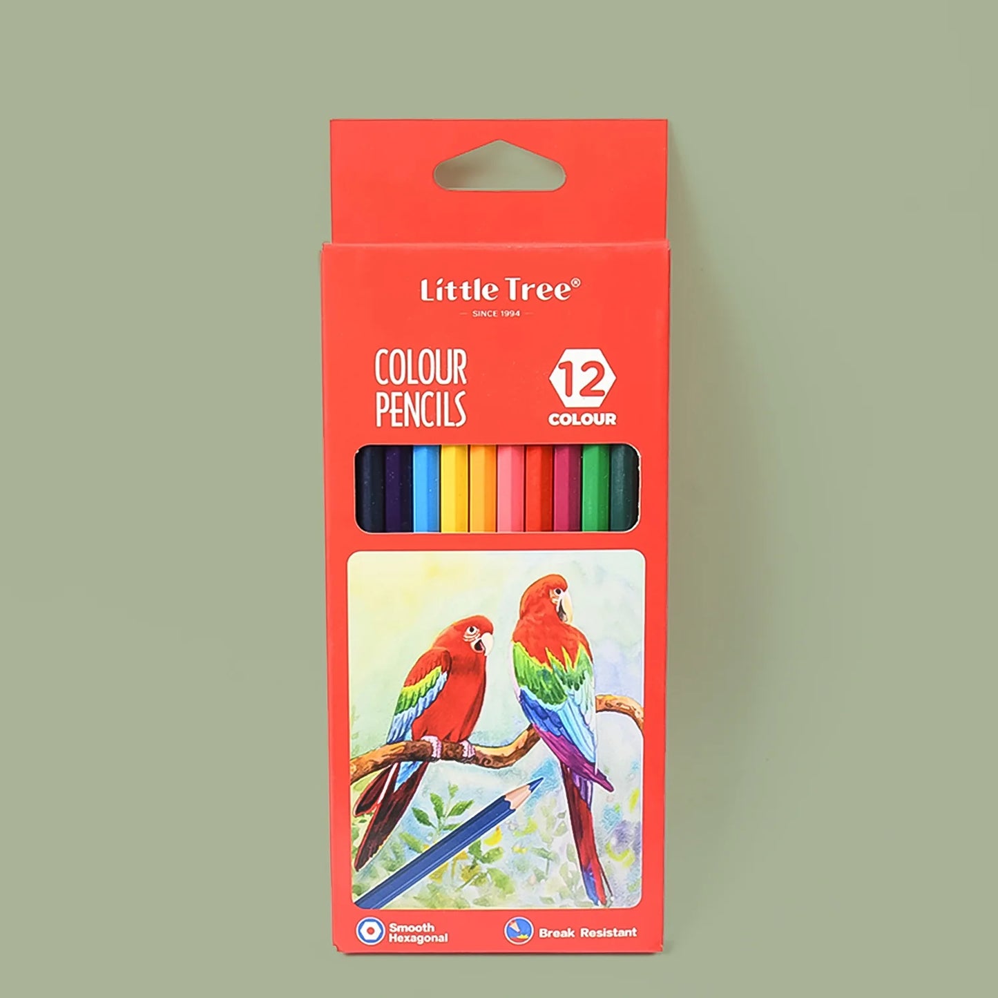 Vibrant Wooden Coloring Pencils