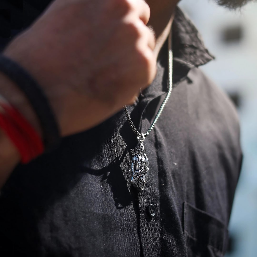 Lord Ram Pendant With Chain