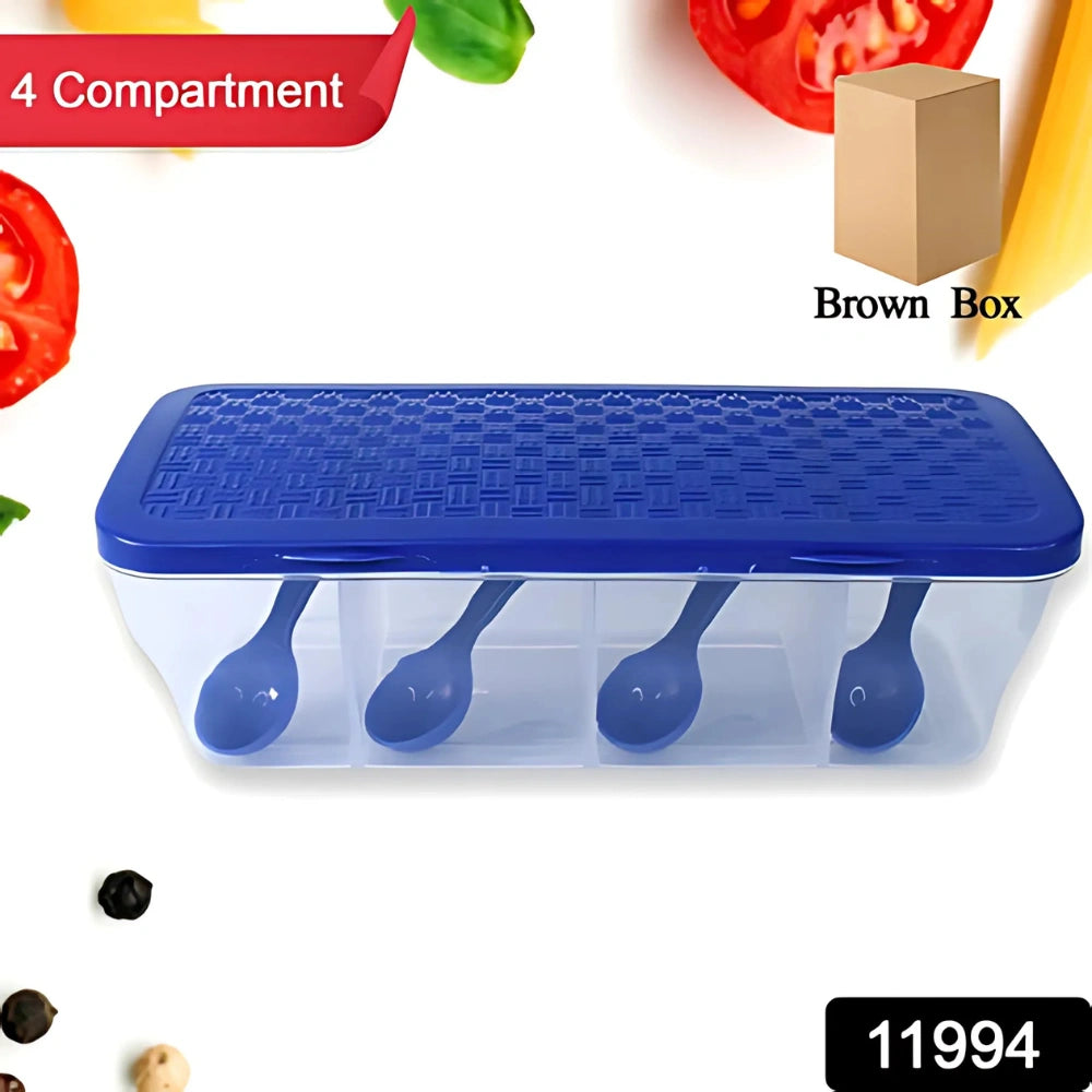 4-Section Airtight Spice Box